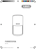 Abus FUBW35010A User Manual предпросмотр