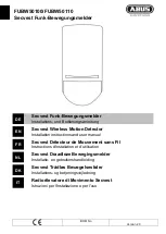 Abus FUBW50110-1 Installation Instructions And User Manual preview