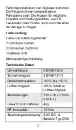 Предварительный просмотр 5 страницы Abus FUEM50000 Manual