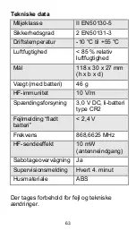 Предварительный просмотр 63 страницы Abus FUEM50000 Manual