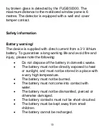 Preview for 13 page of Abus FUGB50000 Manual