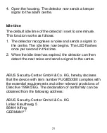 Preview for 21 page of Abus FUGB50000 Manual