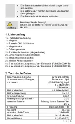 Preview for 3 page of Abus FUMK50000B Installation Instructions And User Manual