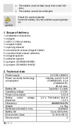 Preview for 12 page of Abus FUMK50000B Installation Instructions And User Manual