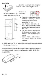 Preview for 14 page of Abus FUMK50000B Installation Instructions And User Manual