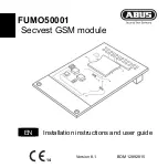 Предварительный просмотр 18 страницы Abus FUMO50001 Installation Instructions And User Manual