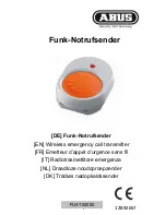 Preview for 1 page of Abus Funk-Notrufsender Manual