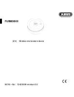 Abus FURM50000 Installation And Operating Instructions Manual preview