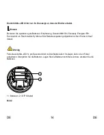 Предварительный просмотр 16 страницы Abus FURM50000 Manual