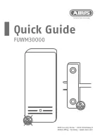 Abus FUWM30000 Quick Manual предпросмотр