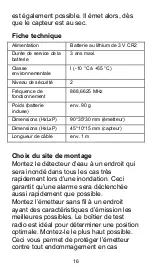 Preview for 16 page of Abus FUWM50000 Manual