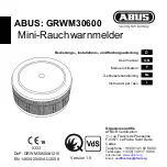 Abus GRWM30600 User Manual preview