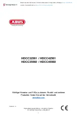 Abus HDCC32562 Manual предпросмотр