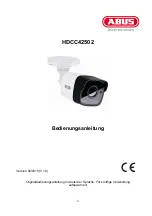 Предварительный просмотр 3 страницы Abus HDCC42502 User Manual