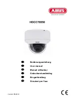 Предварительный просмотр 1 страницы Abus HDCC78550 User Manual