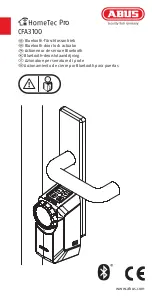 Preview for 1 page of Abus HomeTec Pro Fitting And Operating Instructions