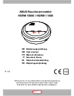 Abus HSRM 10000 User Manual preview