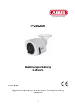 Предварительный просмотр 3 страницы Abus IPCB62500 User Manual Software