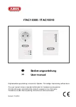 Preview for 1 page of Abus ITAC10300 User Manual