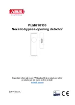 Abus Nexello PLMK10100 Operating Manual preview