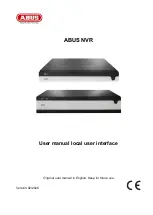 Abus NVR10020P User Manual preview
