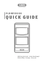 Предварительный просмотр 2 страницы Abus PLBW10000 Quick Manual