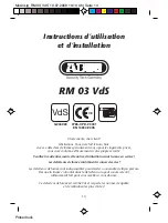 Предварительный просмотр 13 страницы Abus RM 03 VdS Operating And Installation Instructions