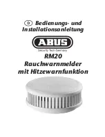 Abus RM20 Operating And Installation Instructions предпросмотр