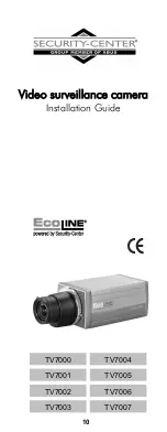 Preview for 10 page of Abus Security-Center EcoLine TV7000 Installation Manual