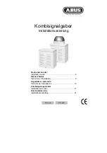 Preview for 1 page of Abus SG1650 Installation Manual