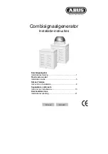 Preview for 17 page of Abus SG1660 Installation Manual