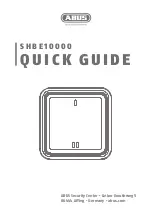 Preview for 2 page of Abus SHBE10000 Quick Manual