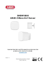 Abus SHBW10000 Manual предпросмотр