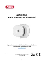 Abus SHRM10000 Original Operating Instructions preview