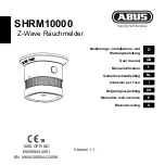 Abus SHRM10000 User Manual preview