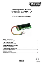 Abus Terxon SX Installation Instructions Manual preview
