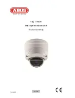 Предварительный просмотр 1 страницы Abus TV7602 Installation Manual