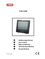 Preview for 1 page of Abus TVAC10000 User Manual