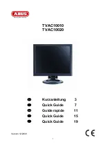 Предварительный просмотр 1 страницы Abus TVAC10010 Quick Manual