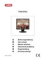 Preview for 1 page of Abus TVAC10012 User Manual