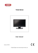 Preview for 1 page of Abus TVAC10032 User Manual