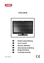 Abus TVAC10040 User Manual preview