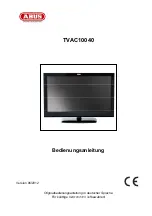 Предварительный просмотр 3 страницы Abus TVAC10040 User Manual