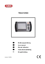 Abus TVAC10100 User Manual preview