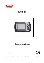 Preview for 3 page of Abus TVAC10100 User Manual