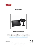 Preview for 3 page of Abus TVAC14000A User Manual