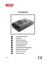 Preview for 1 page of Abus TVAC200001 User Manual