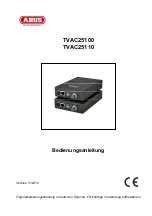 Preview for 3 page of Abus TVAC25100 User Manual