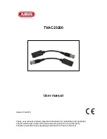 Preview for 4 page of Abus TVAC25200 User Manual