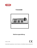 Предварительный просмотр 3 страницы Abus TVAC26000 User Manual